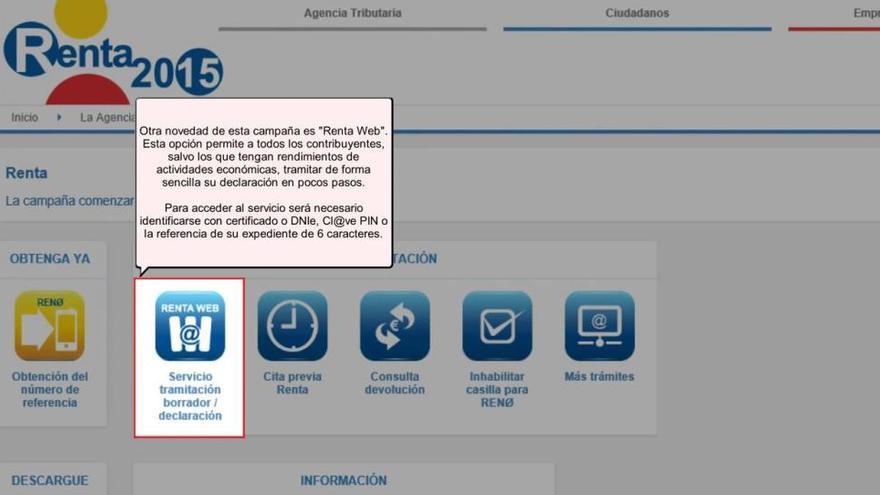 La Agencia Tributaria explica como hacer la declaración