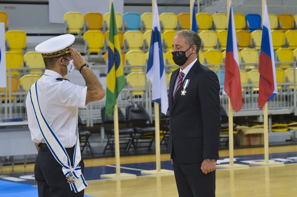 Ceremonia de clausura del Mundial de pentathlon aeronáutico