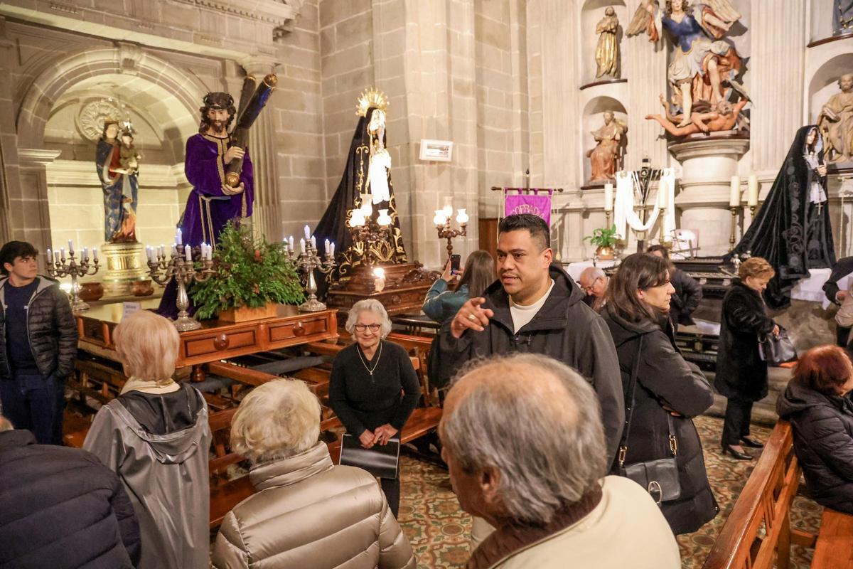 Las imágenes de la Semana Santa de Vilagarcía, el año pasado.