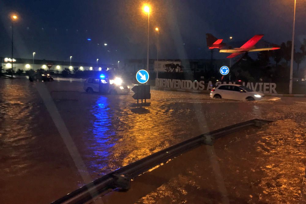 Las consecuencias de las lluvias en el Mar Menor