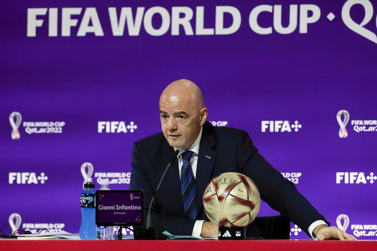Gianni Infantino, presidente de la FIFA.