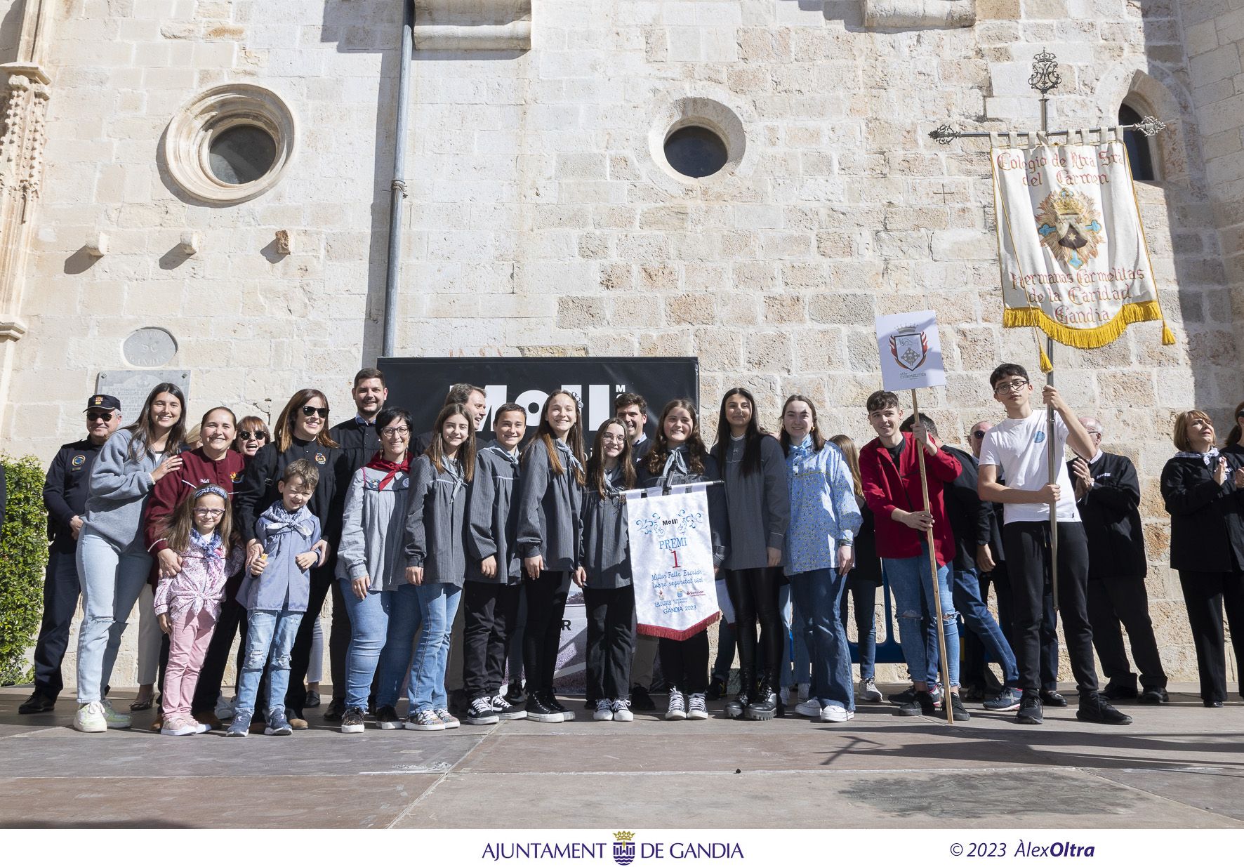 Globotà y cremà de Espurna y premios a las fallas escolares de Gandia