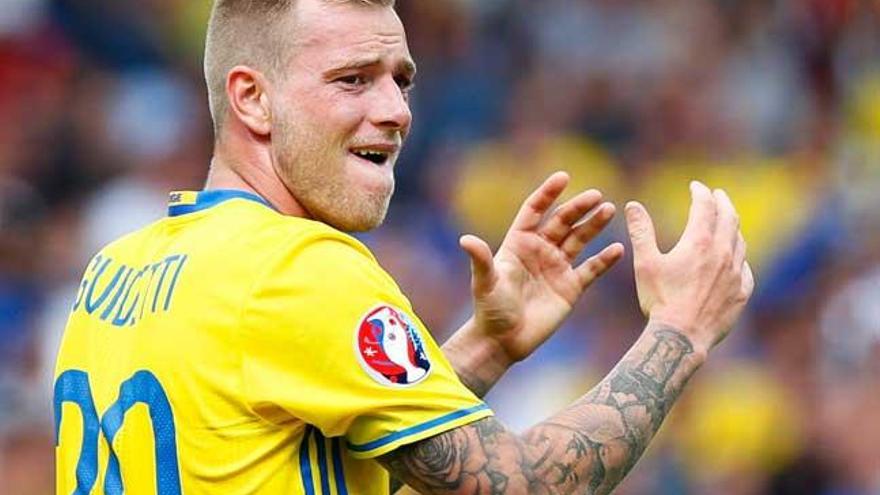 Guidetti, titular hoy ante Italia // EFE