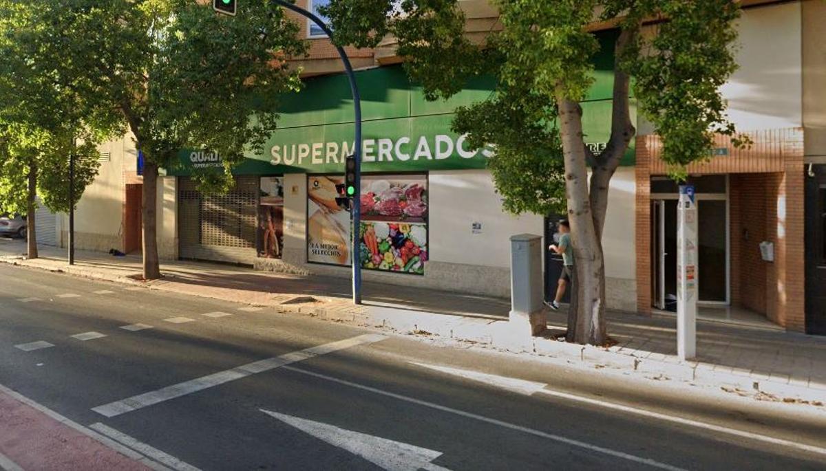 El Quality Supermercados en la Avenida de Orihuela 91