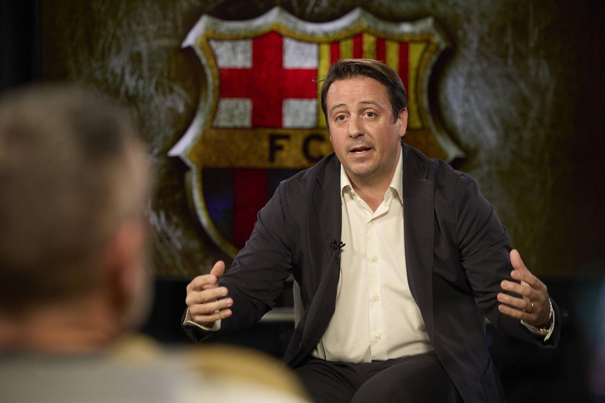 Joan Camprubí, líder de 'Som un clam', visitó la redacción de SPORT