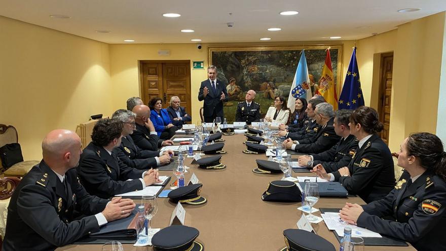 Policía nacional y local se reunirán cada semana por el aumento de delitos en Galicia