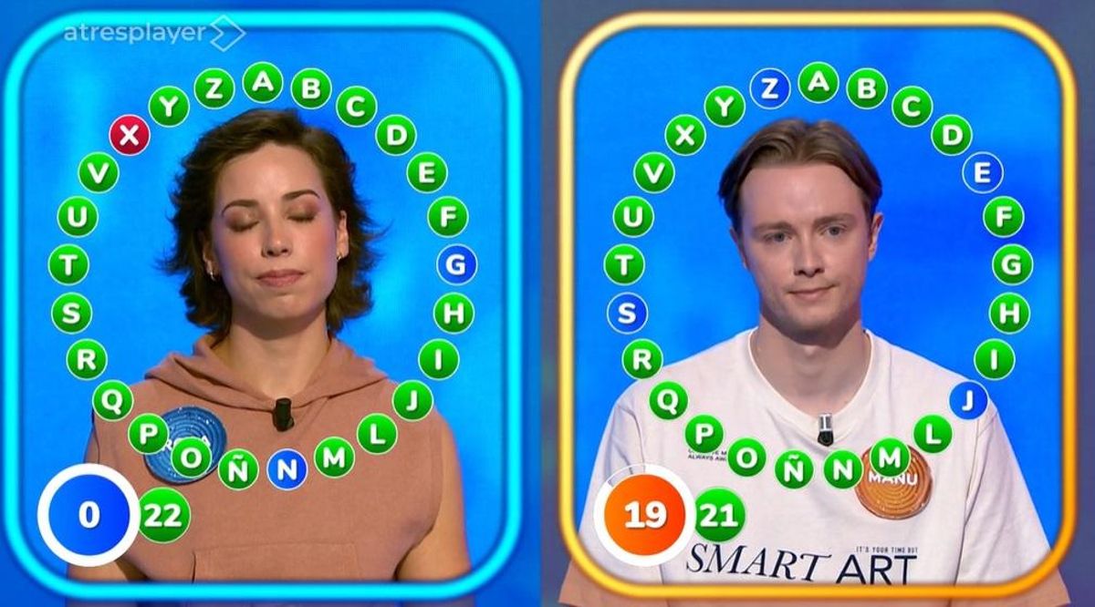 Rosa y Manu en el Rosco de Pasapabla