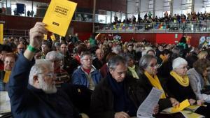 Imagen de la asamblea general de la ANC, el pasado 25 de febrero