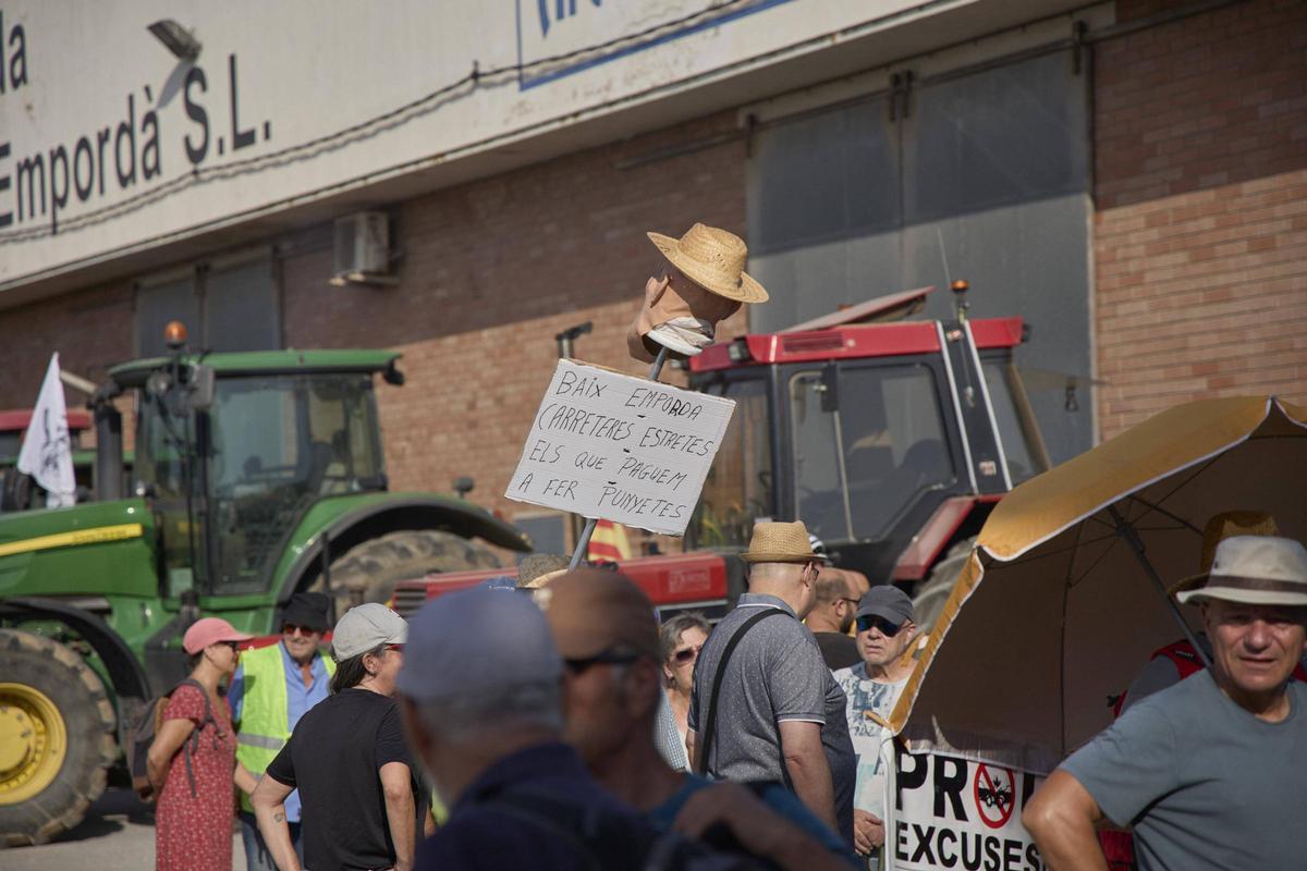 Imatges de la manifestació de Serra de Daró