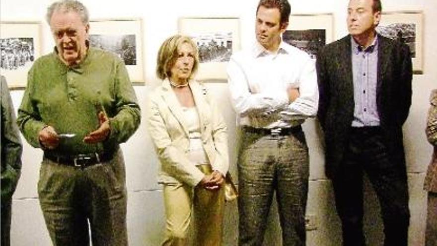 Domènec Moli, Teresa Pujol, David Aguirre i Josep Berga, a l&#039;obertura de la Mostra.