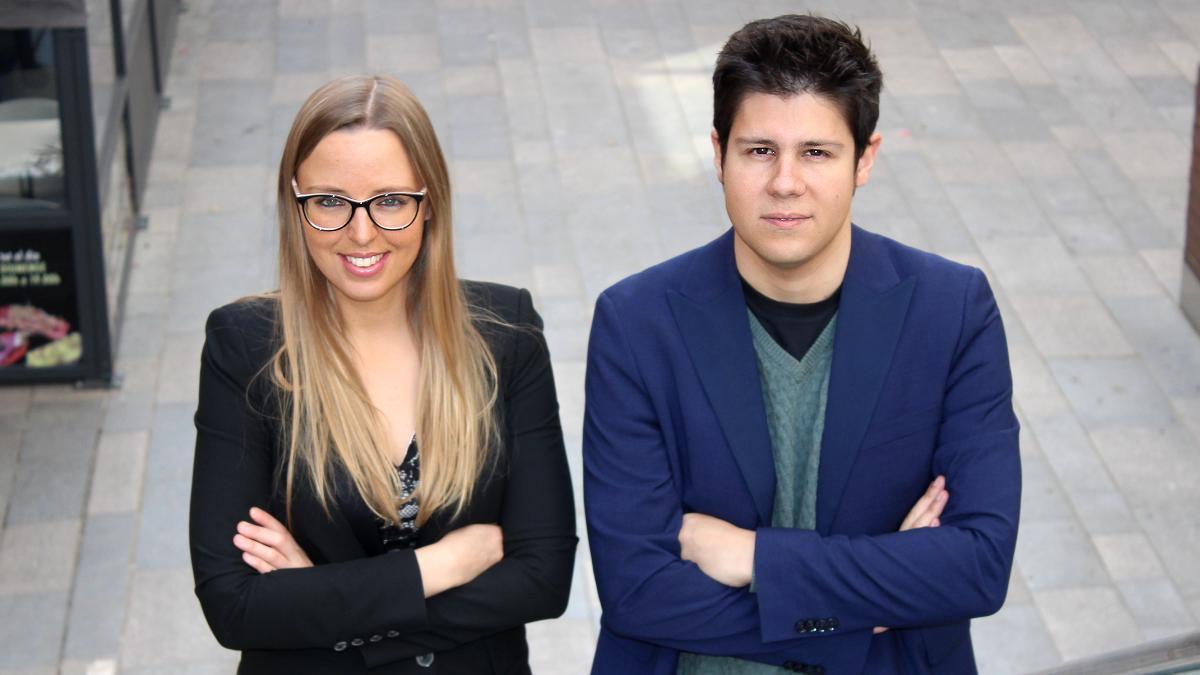 Victoria Gago y Daniel Salmerón, fundadores de la European Blockchain Convention.