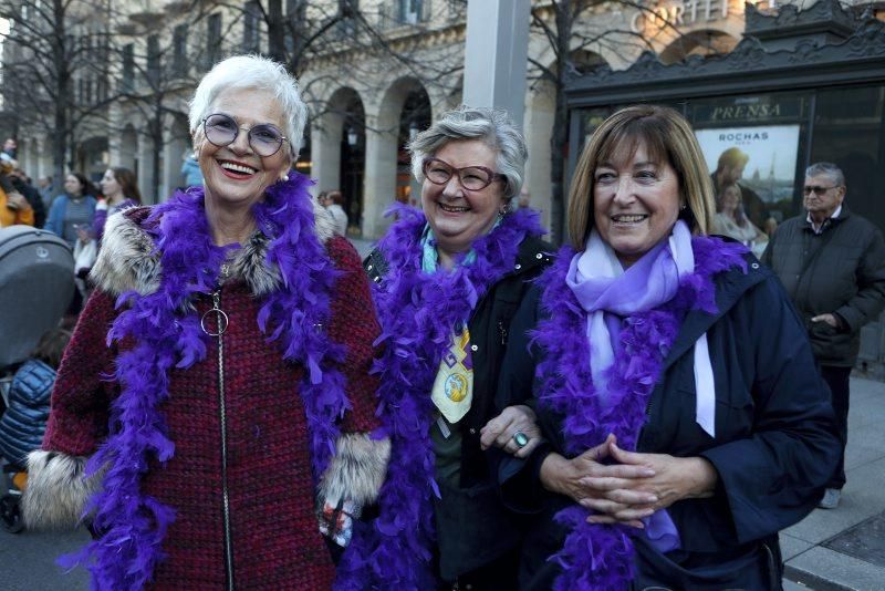 Fotogalería del 8-M en Zaragoza