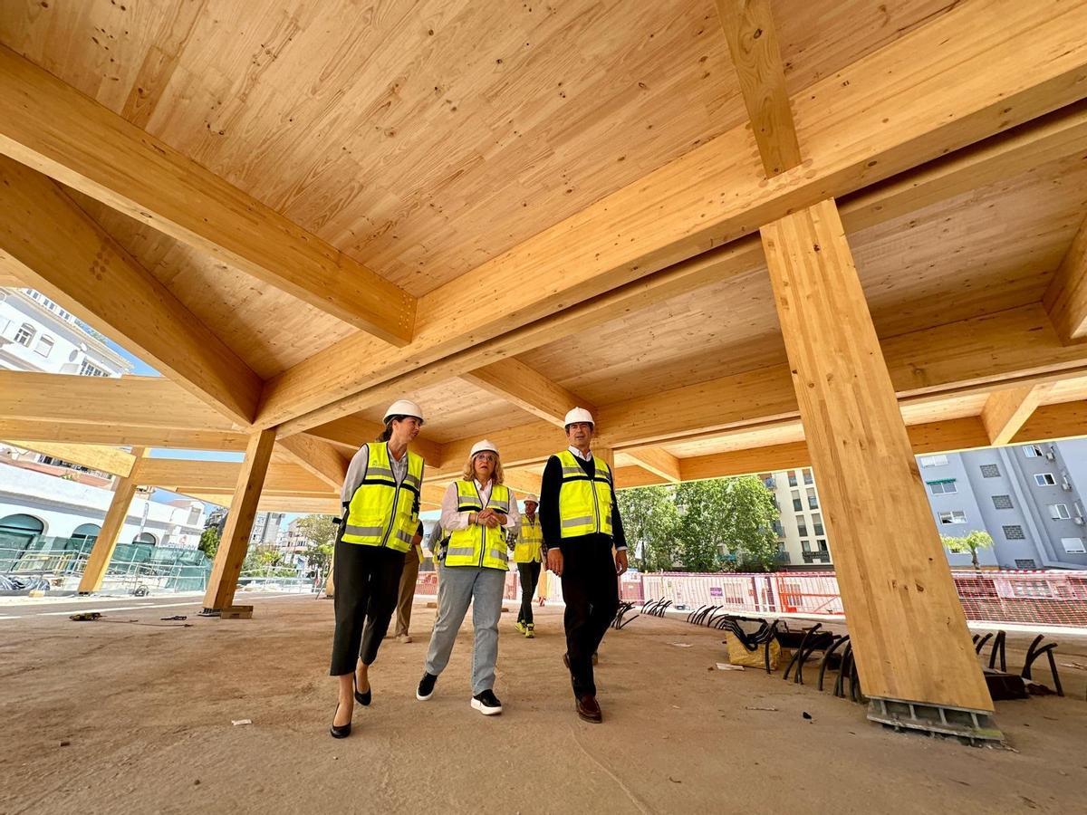 Las obras del Nnuevo Mercacentro se centran ya en la primera planta.