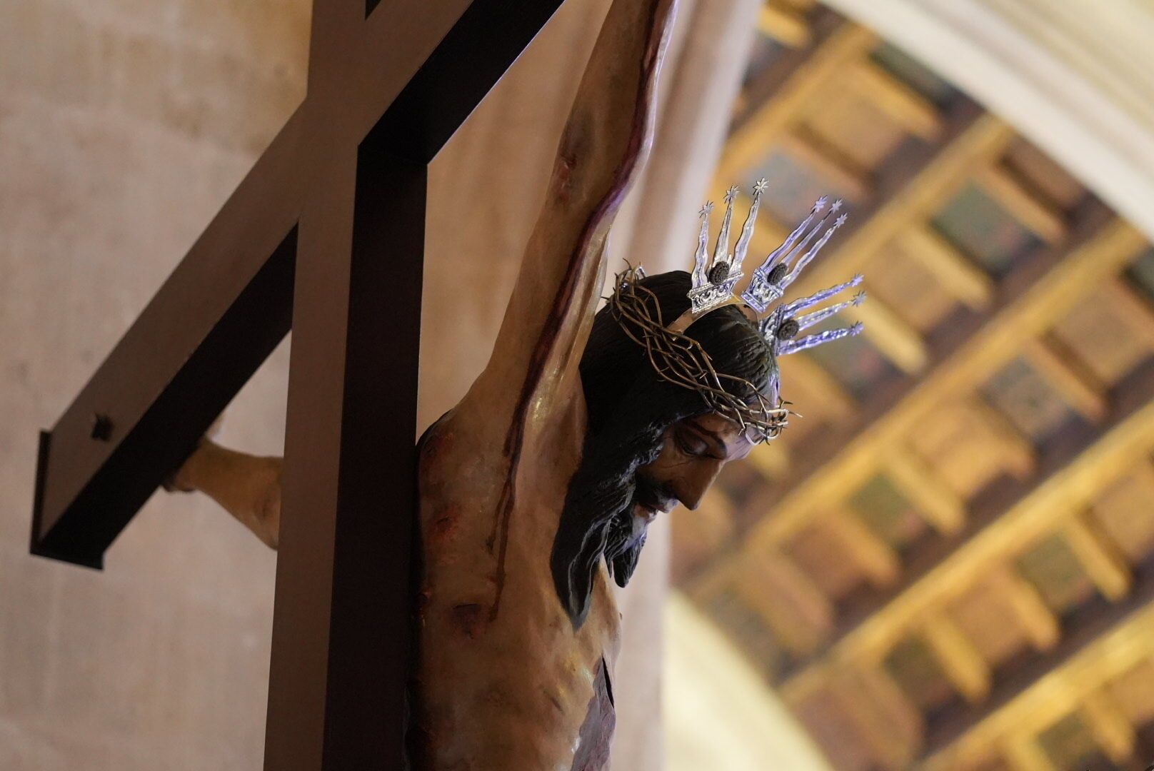 El Santo Cristo de Zacatecas de Montilla ya está en la Catedral