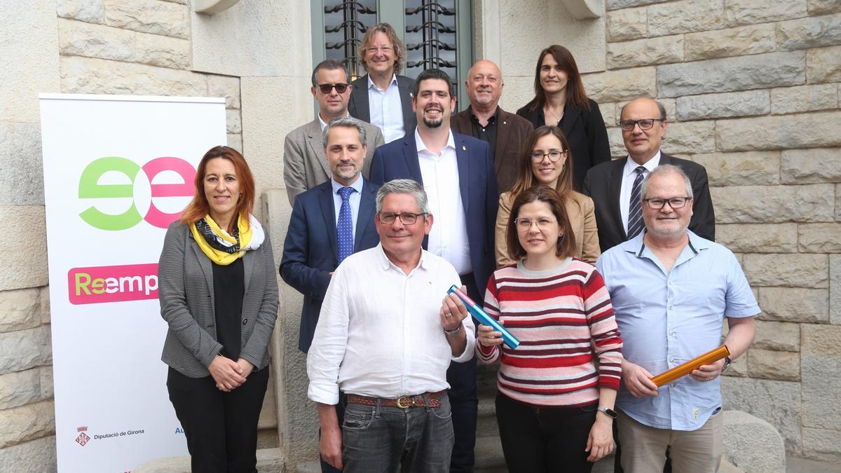 Celebració dels deu anys de col·laboració entre Reempresa i la Diputació de Girona