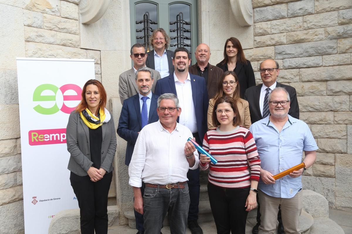 celebració dels deu anys de col·laboració entre Reempresa i la Diputació de Girona