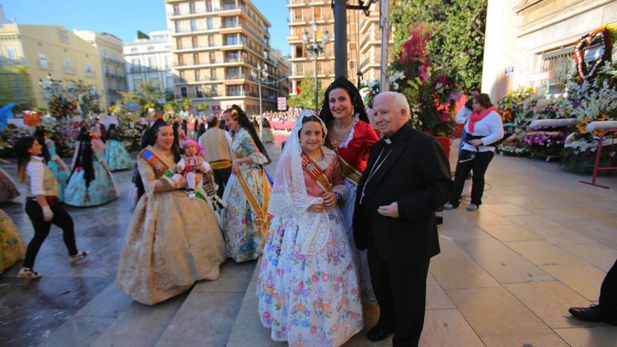 Cañizares, en la Ofrenda del pasado año.