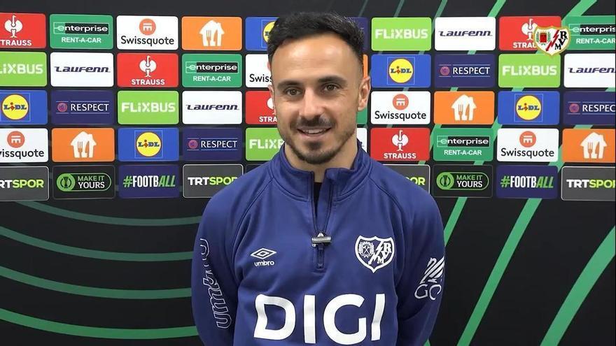 La especial dedicatoria de Álvaro García en la victoria del Rayo