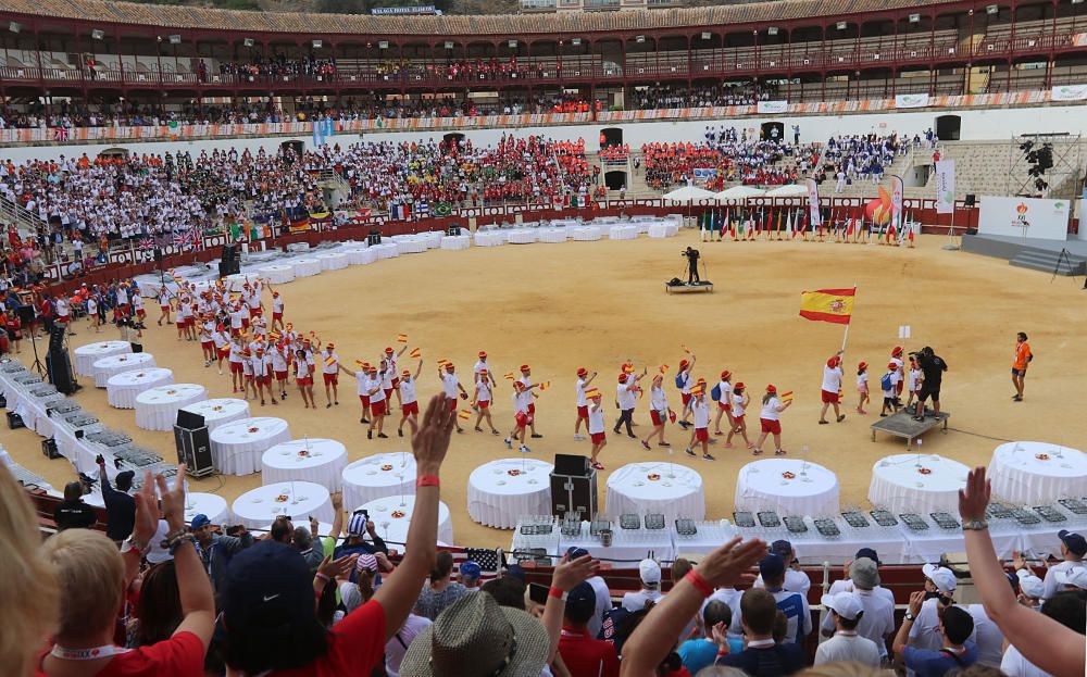 Inauguración de los Juegos Mundiales de Trasplantados de Málaga