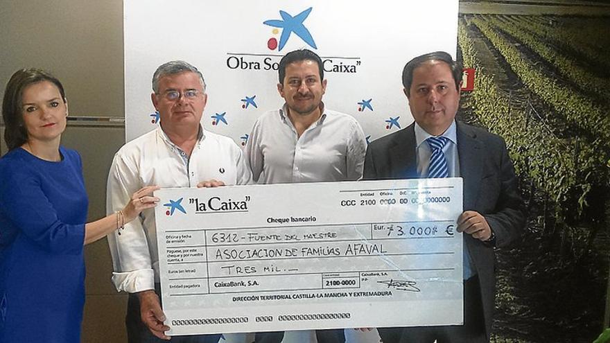 La Caixa dona 3.000 euros a Afaval