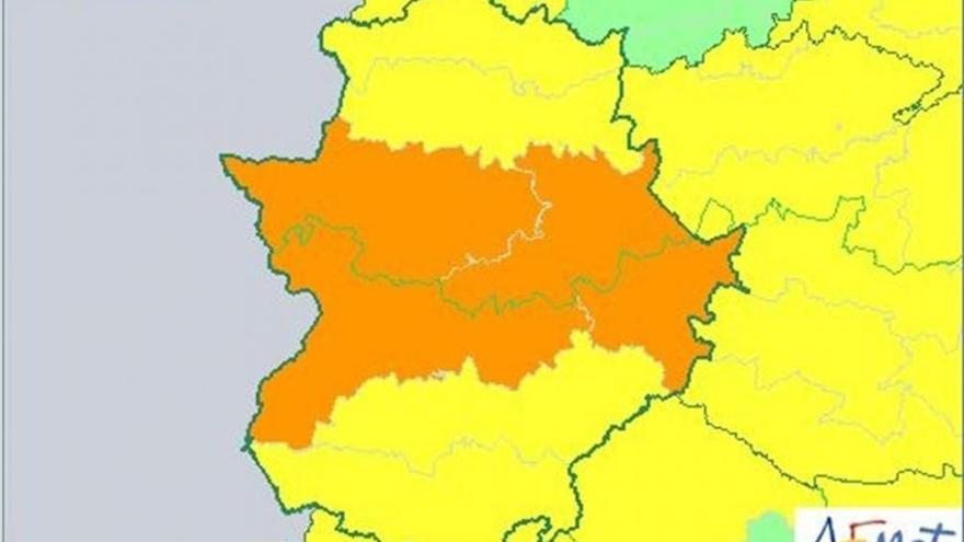 Activada la alerta en Extremadura por lluvias y tormentas