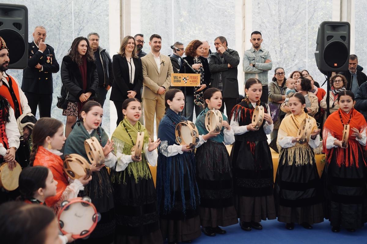 Actuación en la inauguración de las Feiras do Abril del pasado año