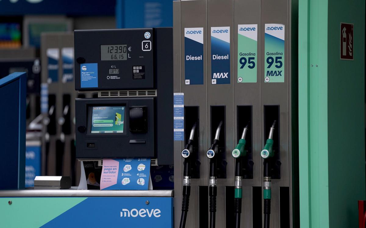 Madrid. 09.03.2026. Gasolineras. Precio de la gasolina y gasoil.