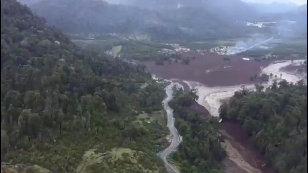 Un deslizamiento de tierra sepulta un pueblo en Chile