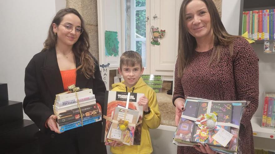 Valentina Ferreiro, Álex Dacal y Sara Daparte ganan los lotes de libros del sorteo de Reyes