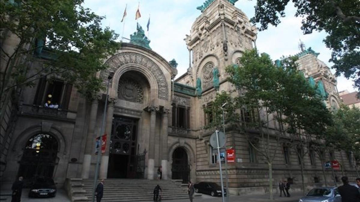 Fachada del Tribunal Superior de Justícia de Barcelona