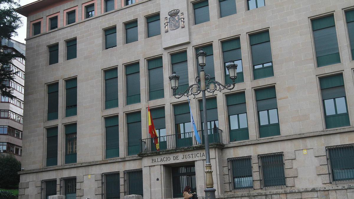 El edificio de la Audiencia Provincial de Ourense