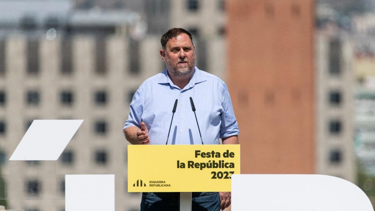 El presidente de ERC, Oriol Junqueras.