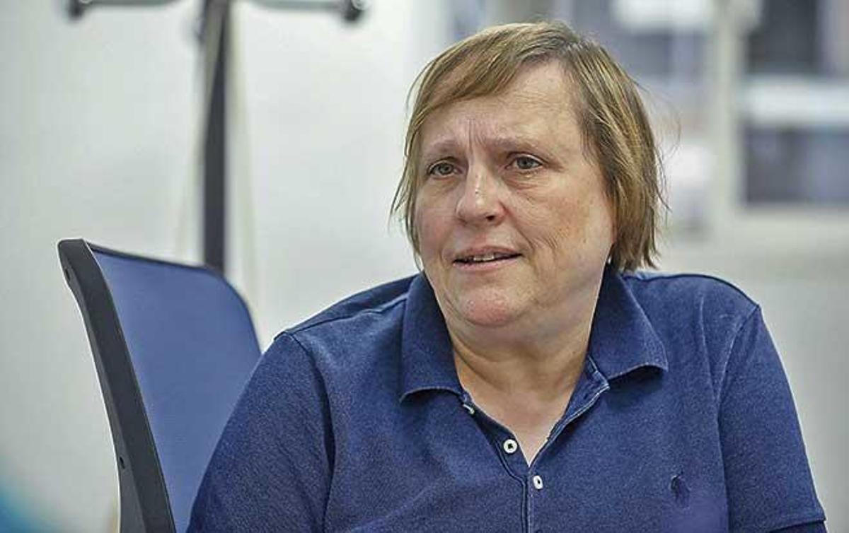 Eugenia Carandell, durante la entrevista que concedió a este rotativo.