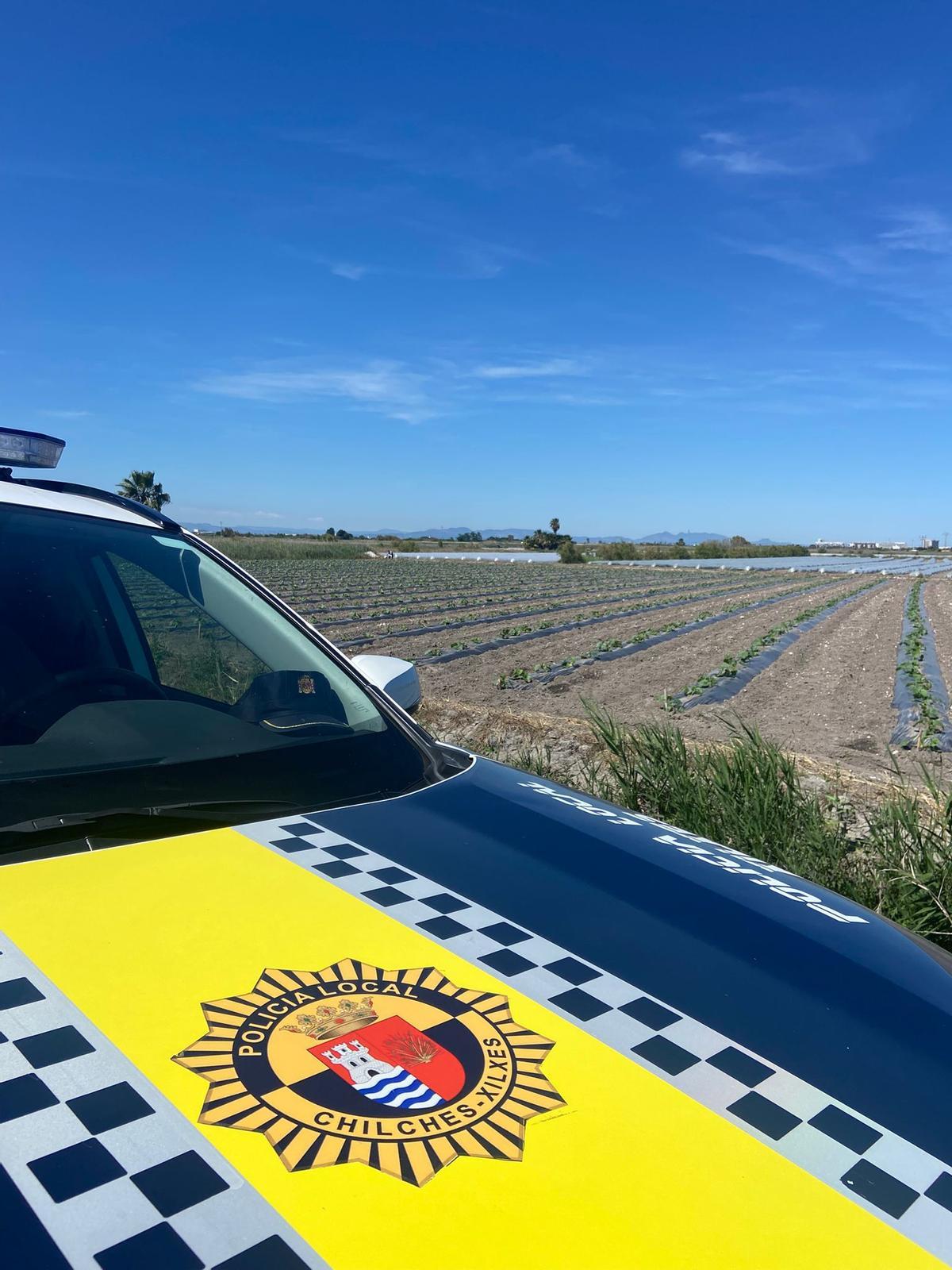 La Policía Local de Xilxes ha intensificado la vigilancia en la zona de la marjal.