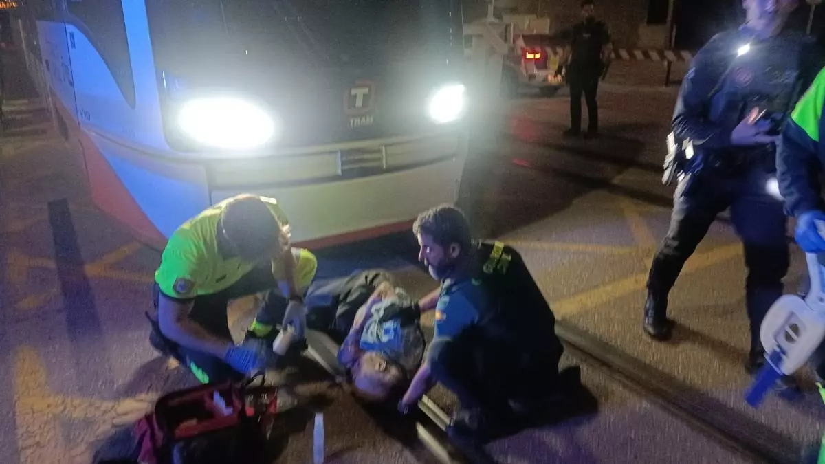 Un hombre de 80 años herido tras ser arrollado por el TRAM en El Campello