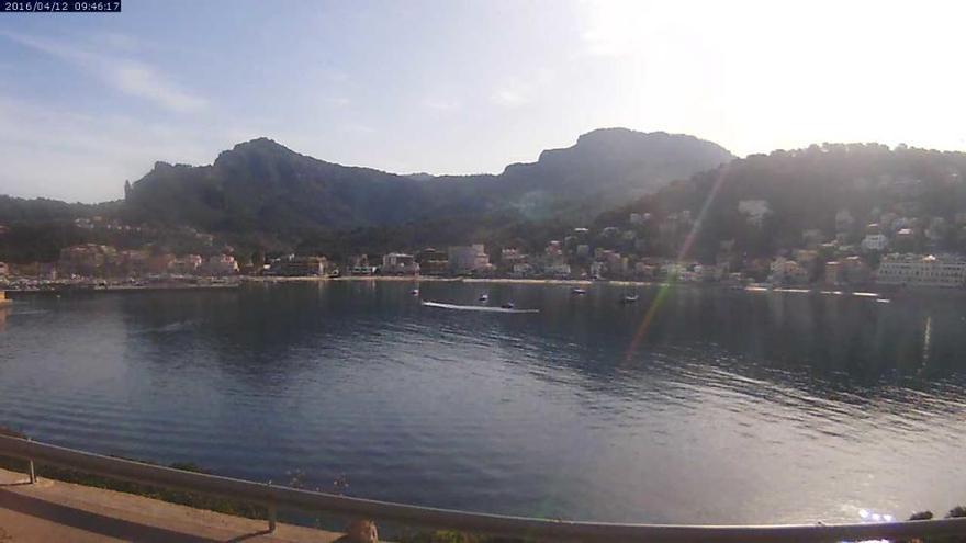 Port de Sóller am Dienstagvormittag (12.4.): Was für ein April-Märchen!