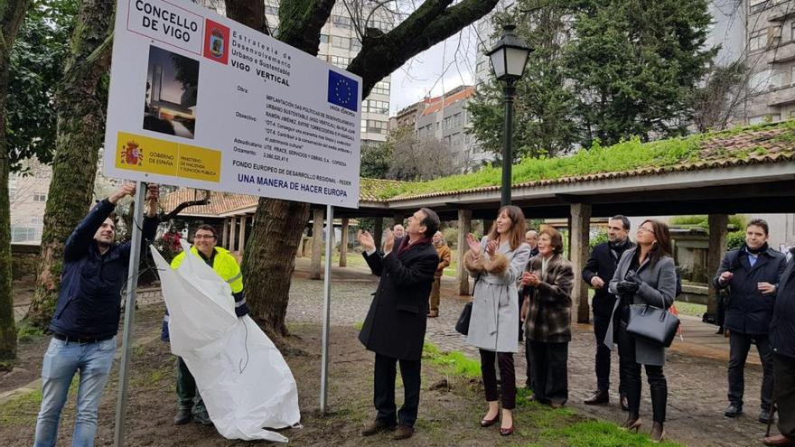 Acto de colocación de la primera piedra. // A. M.