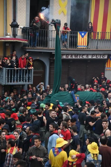 Inici de la Patum 2018 a la plaça de Sant Pere