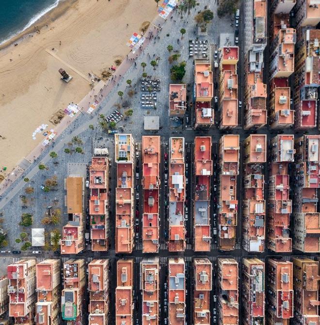 Barcelona dron