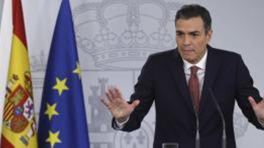 El president del Govern, Pedro Sánchez