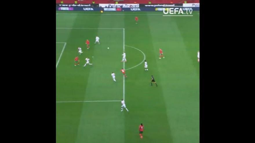 Gol de Bernardo Silva con Portugal.