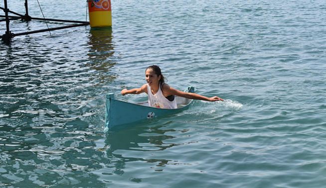 La regata de jolateros surca las aguas del Charco