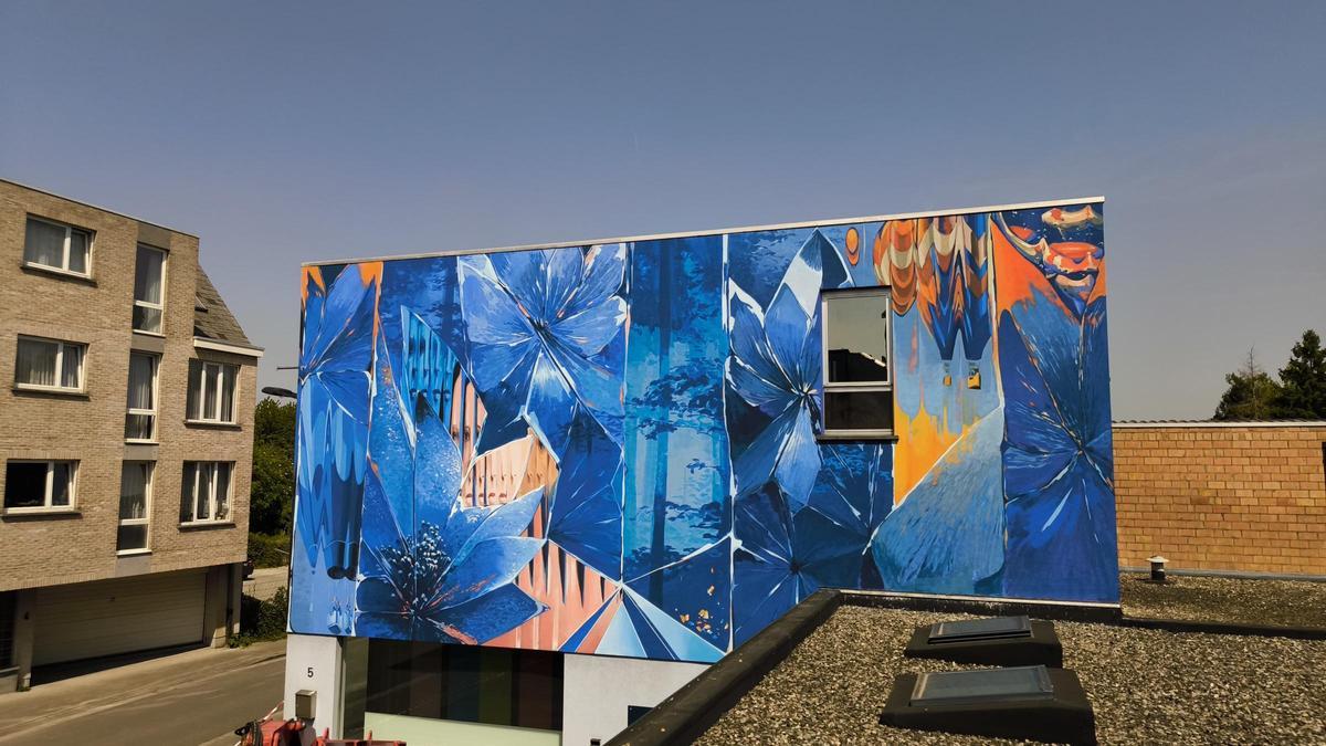 NUEVO MURAL DAVID MAKER | Nuevo mural de David Maker, ahora en Bélgica