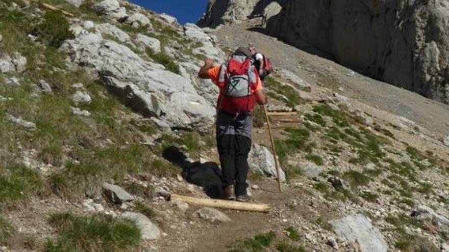 Finalitzen les obres de millora del camí de la tartera del massís del Pedraforca