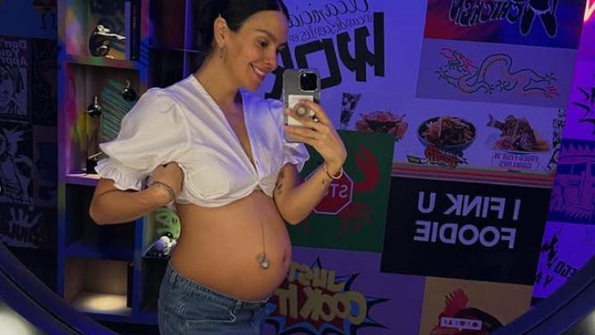 Pedroche en Dubai embarazada de su segundo hijo