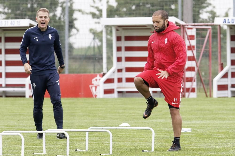 Entrenamiento del Sporting