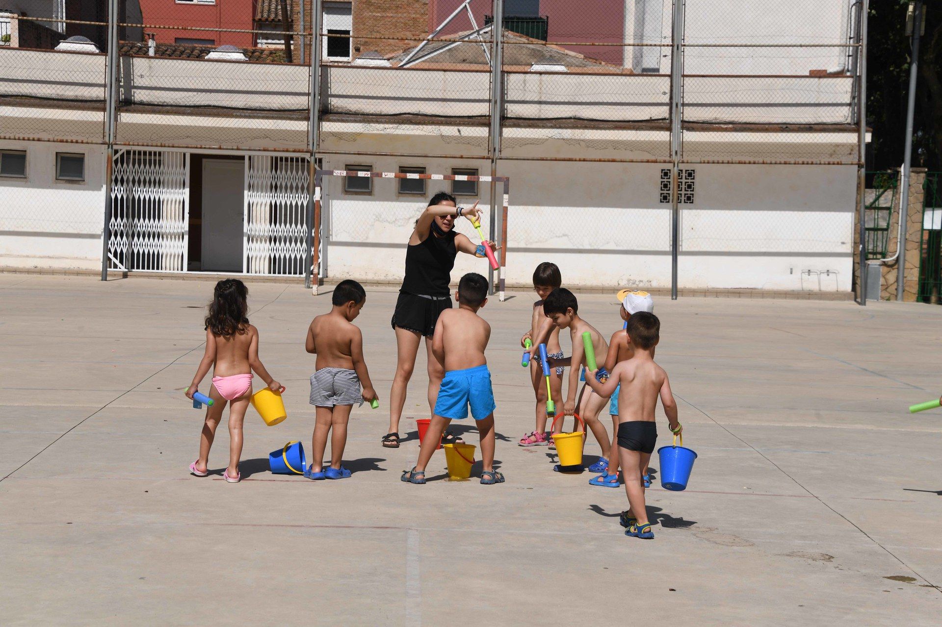 Uno de los 'casals' de verano en Rubí en 2020