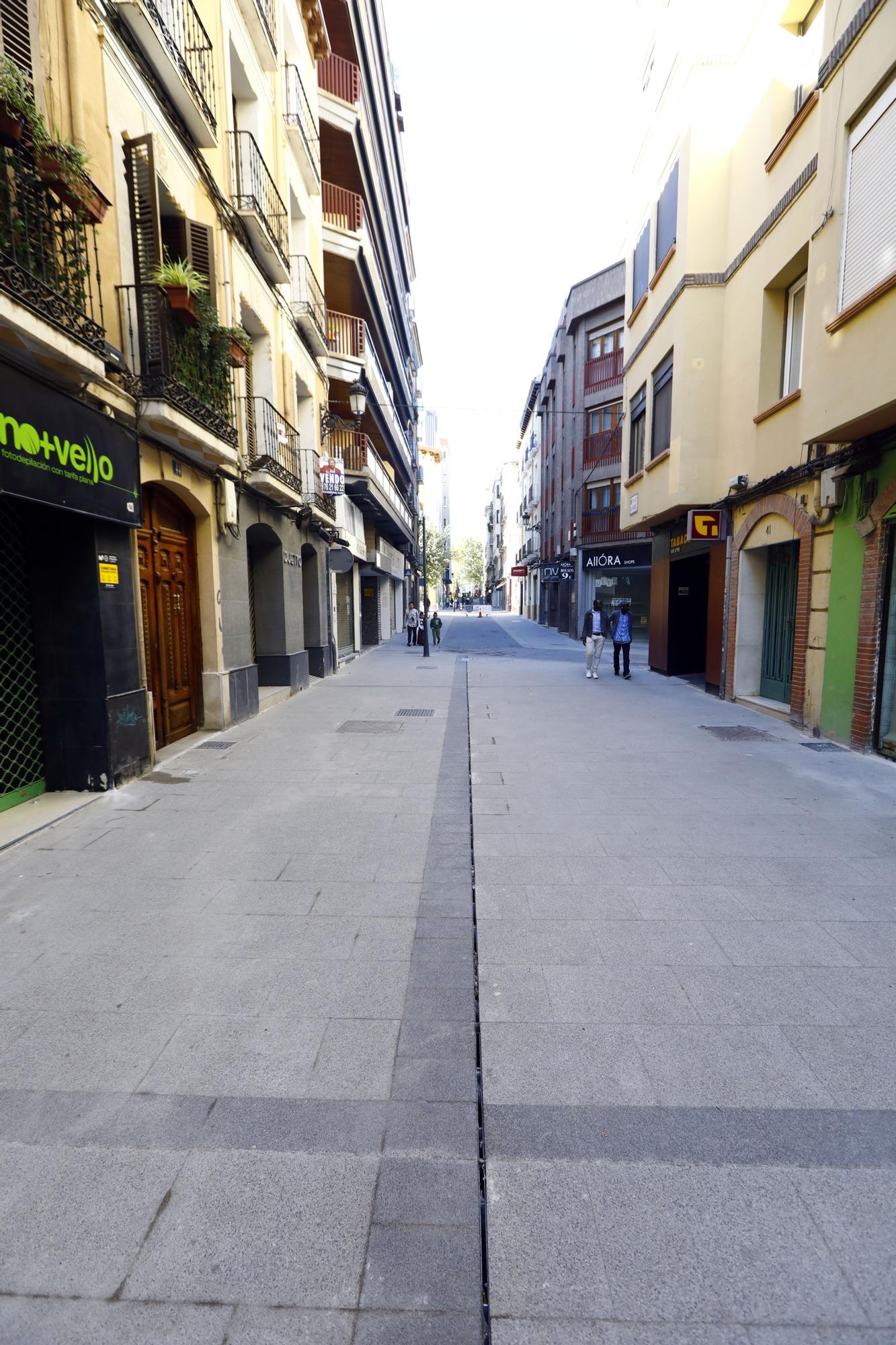 La nueva cara de la calle San Miguel de Zaragoza