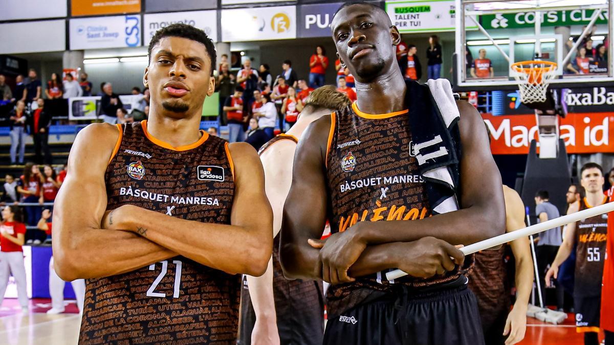 Derrick Alston Jr. (izquierda) y Bodian Massa, tras la victoria