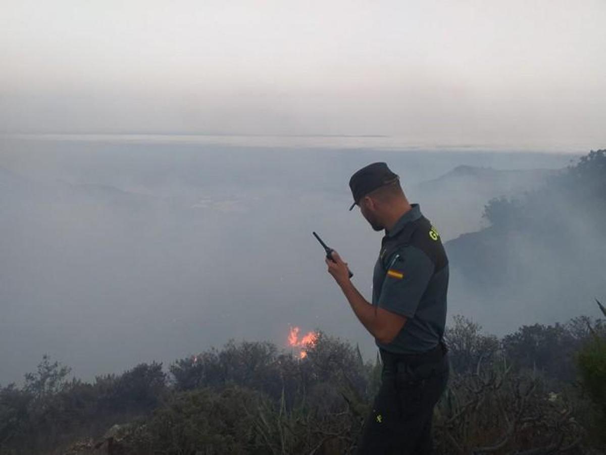 El incendio de Gran Canaria, a lunes 19 de agosto
